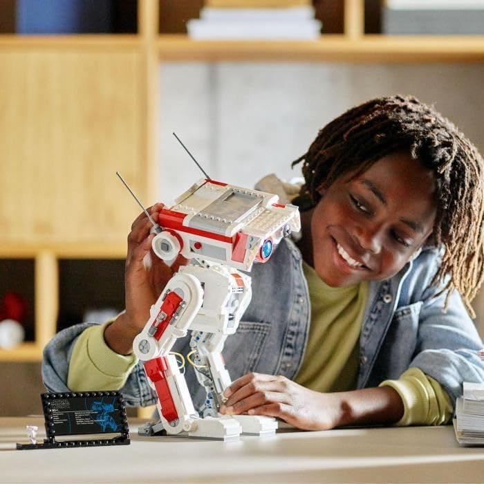 LEGO 75335 Star Wars BD-1 Modellbyggsats med Droid Figur från TV-spelet Jedi: Fallen Order, Rumsdekoration, Presentidé, från 14 år