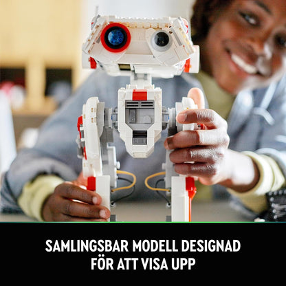 LEGO 75335 Star Wars BD-1 Modellbyggsats med Droid Figur från TV-spelet Jedi: Fallen Order, Rumsdekoration, Presentidé, från 14 år