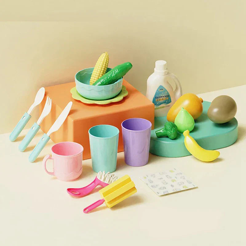 Children Kitchen – Roligt och lärorikt i vatten – 2-i-1 lekbänk