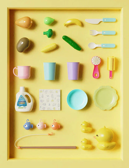 Children Kitchen – Roligt och lärorikt i vatten – 2-i-1 lekbänk